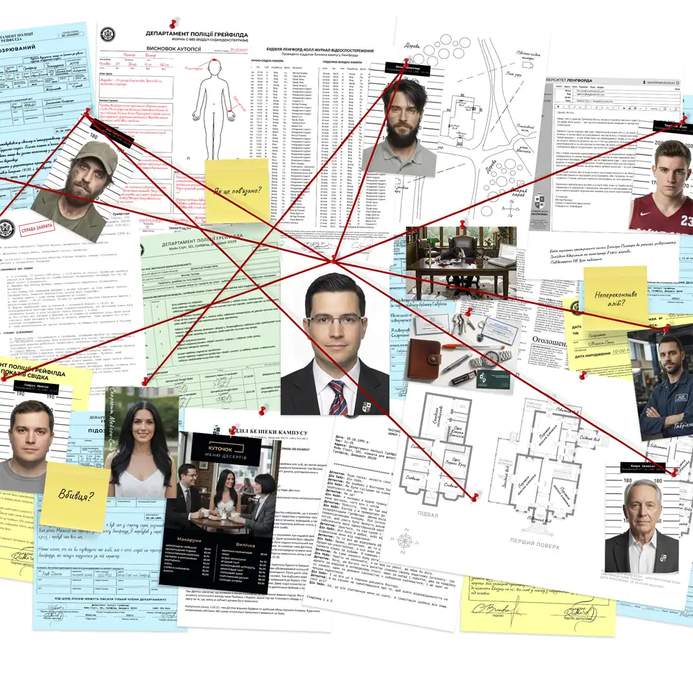 Компоненти гри: докази та матеріали з університету Ленгфорда