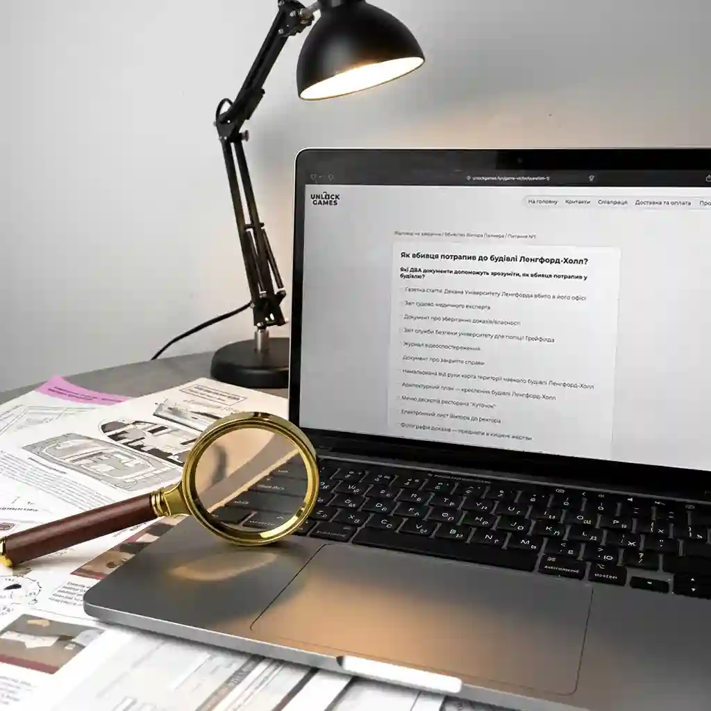 Ноутбук на столі